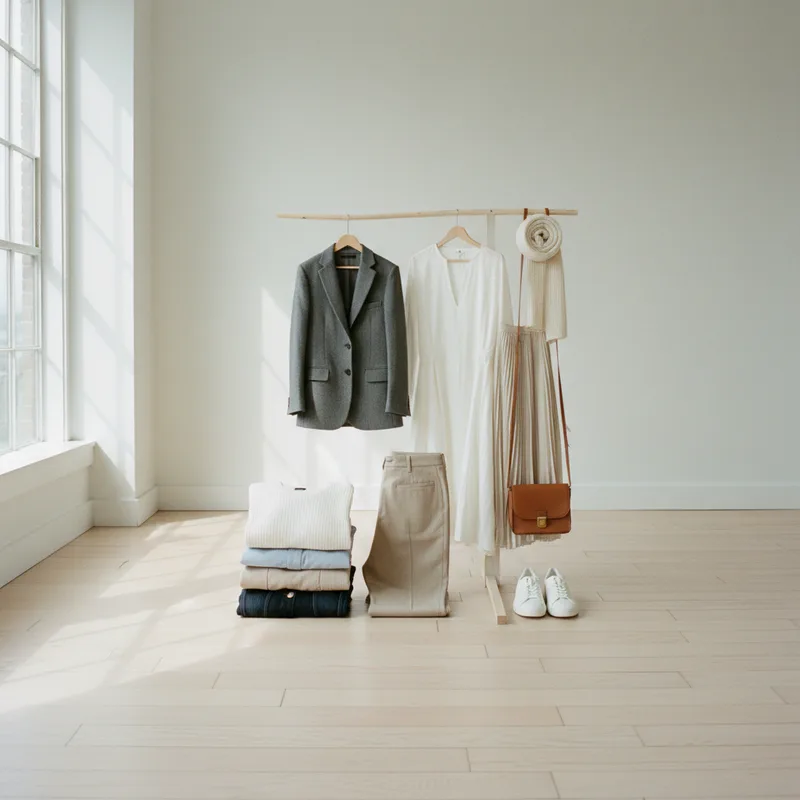 Construire une garde-robe capsule : les essentiels à posséder